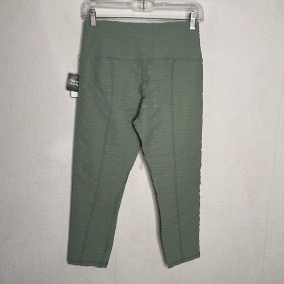 NWT Lola Getts Matte/Sagebrush Green Hi-Rise Skinny Capri Leggings Women Size M - Picture 11 of 14